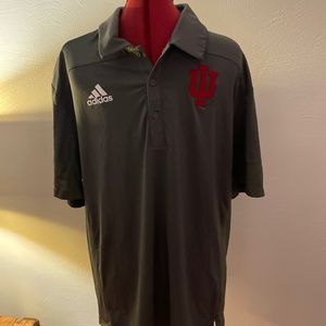 NWT Men’s IU grey polo
